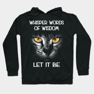 Cat Whisper Words Hoodie